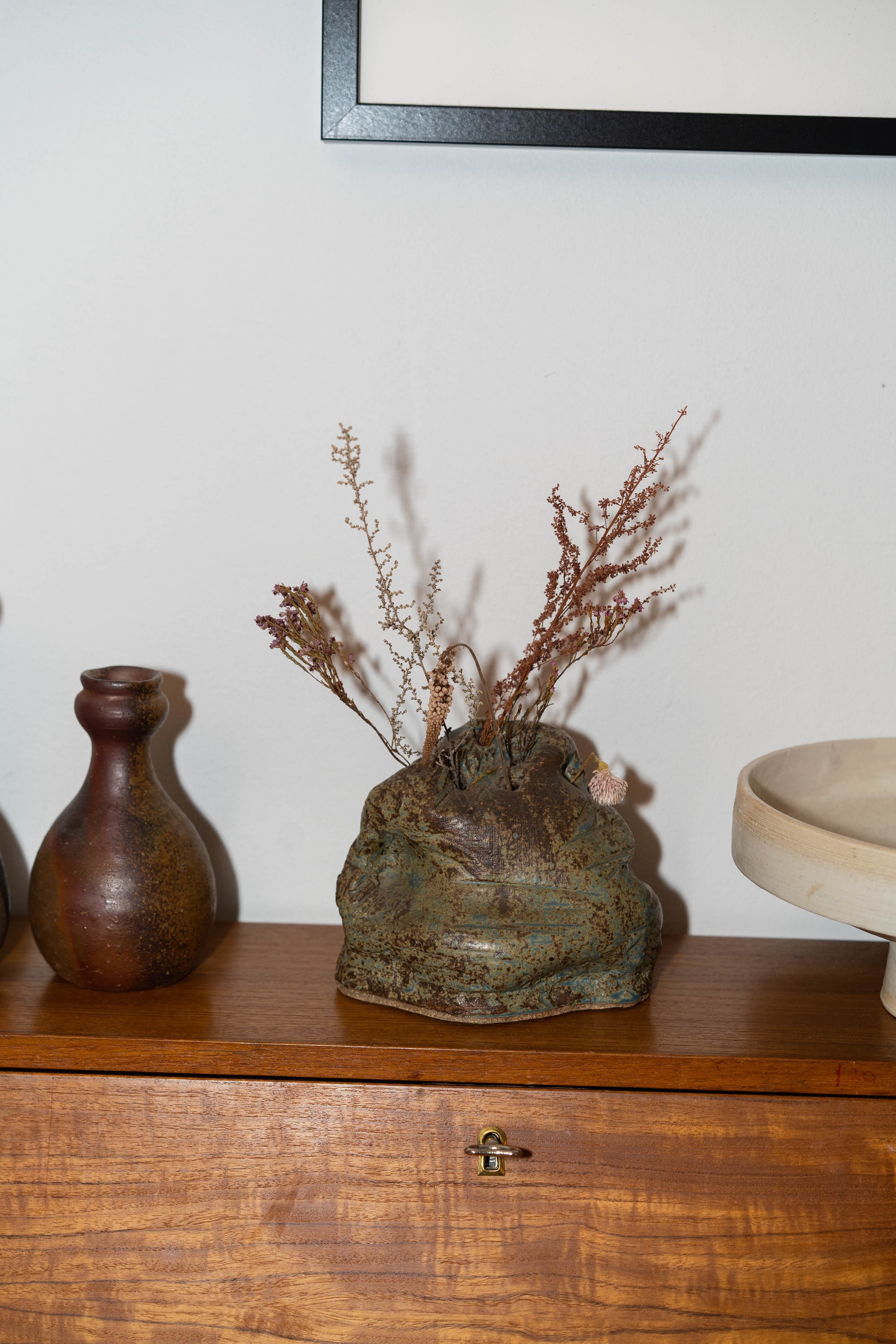 Studio Pottery Ikebana Vase