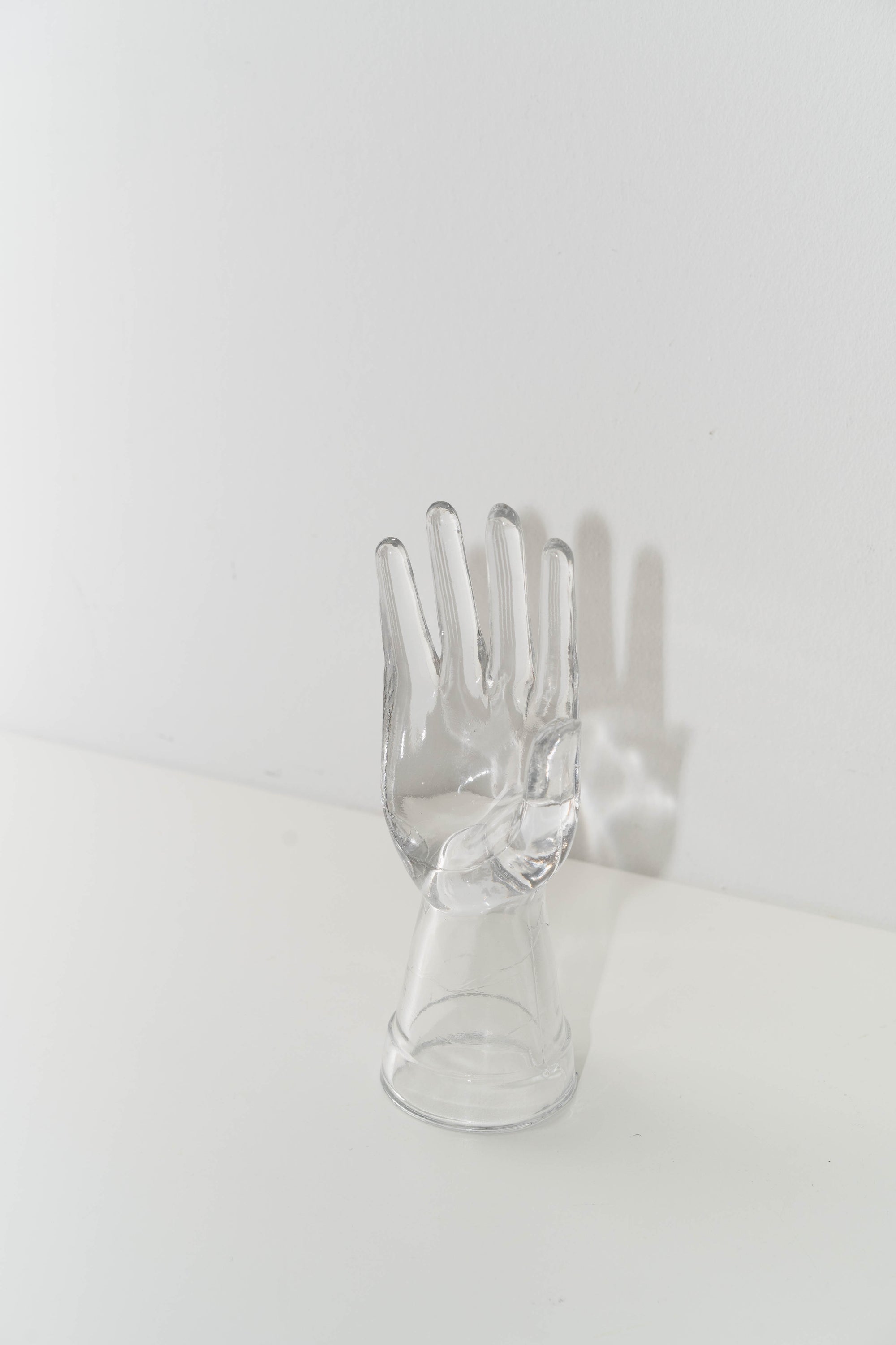 Glass Hand Sculpture