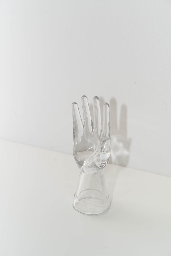 Glass Hand Sculpture