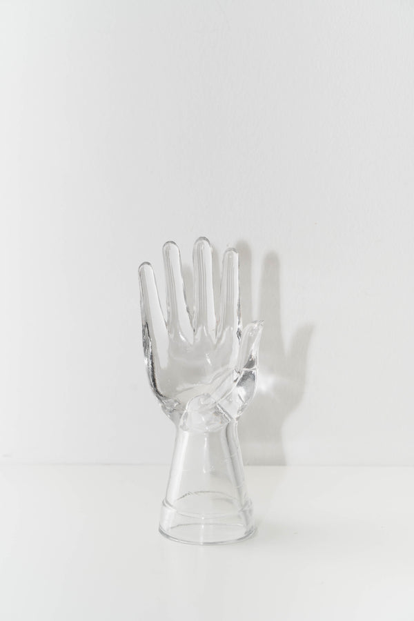 Glass Hand Sculpture