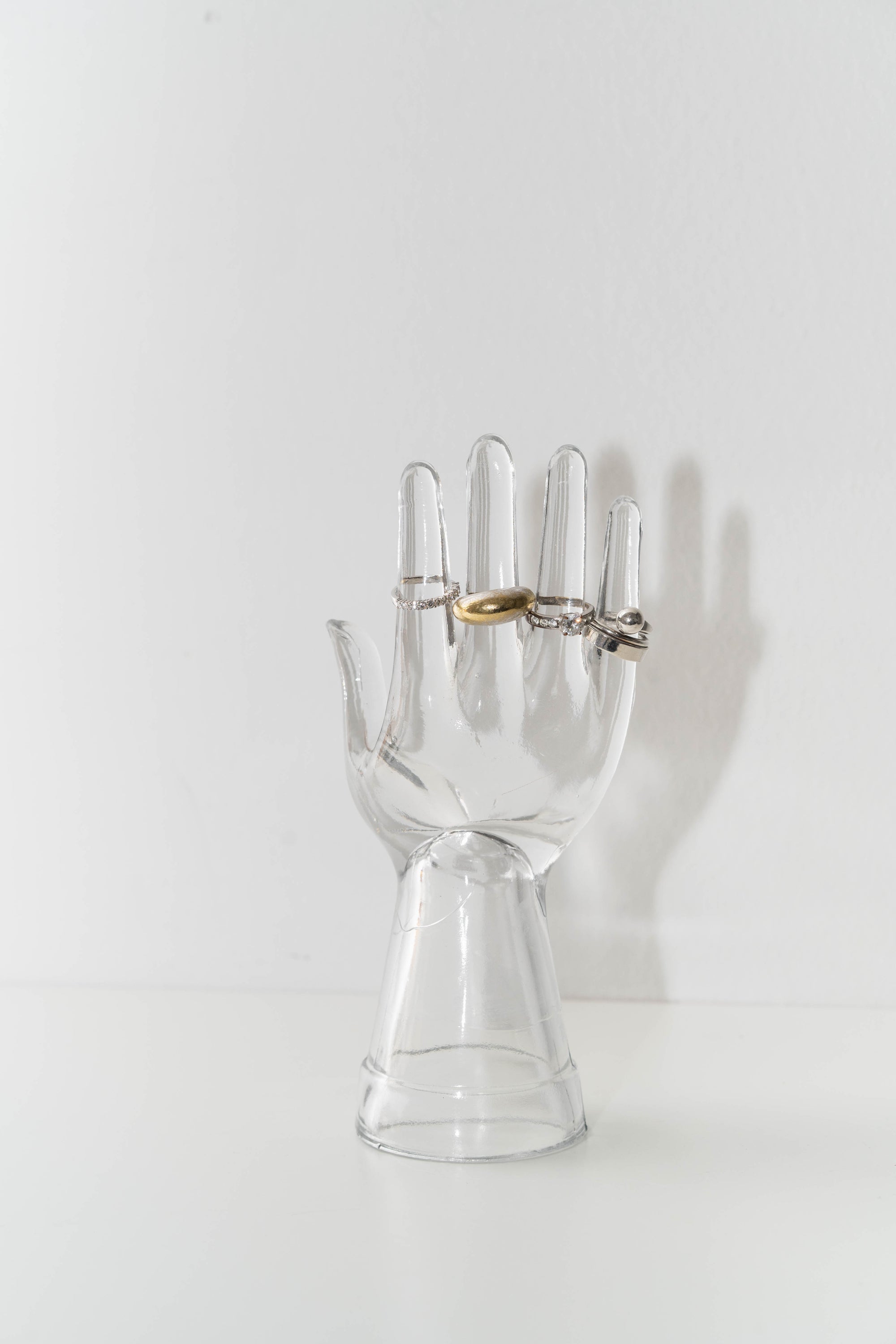 Glass Hand Sculpture