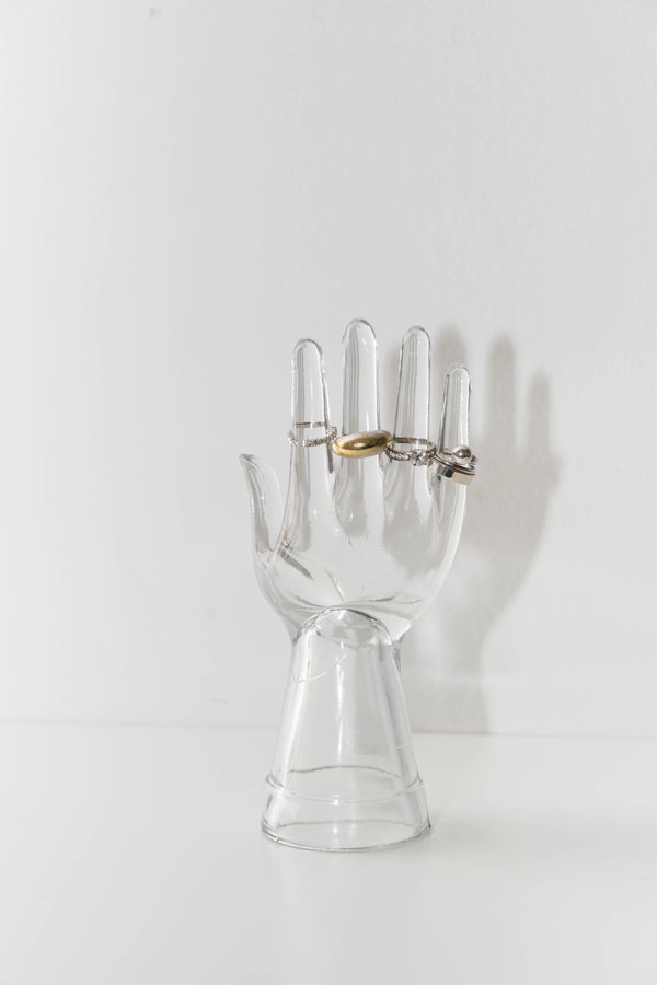 Glass Hand Sculpture