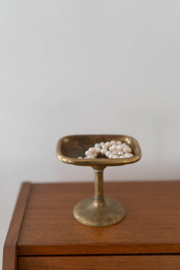 Brass Pedestal Soap Dish