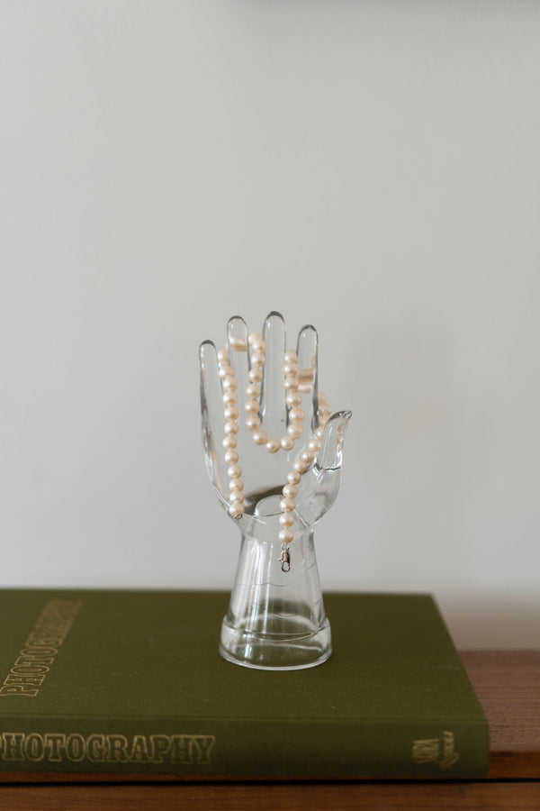 Glass Hand Sculpture