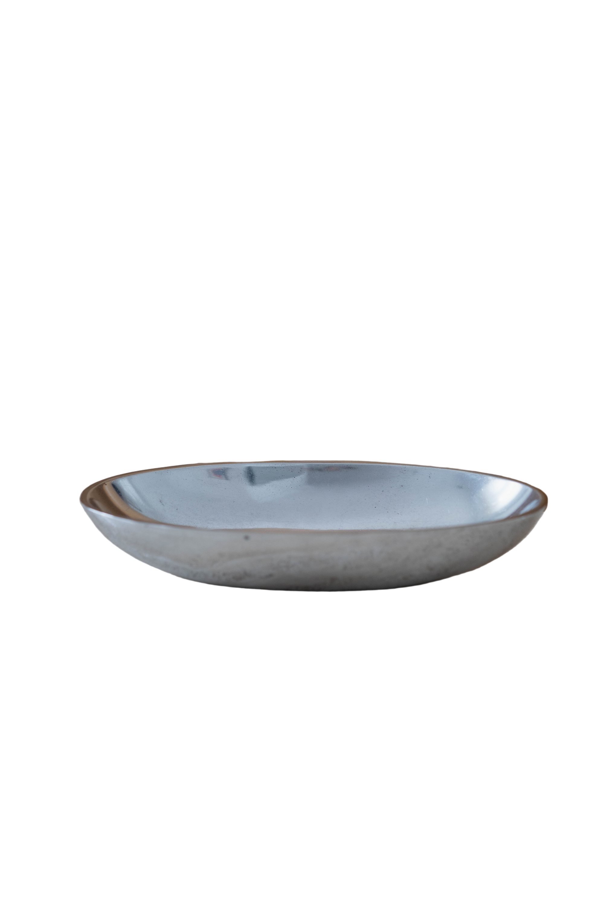 Oval Pewter Dish