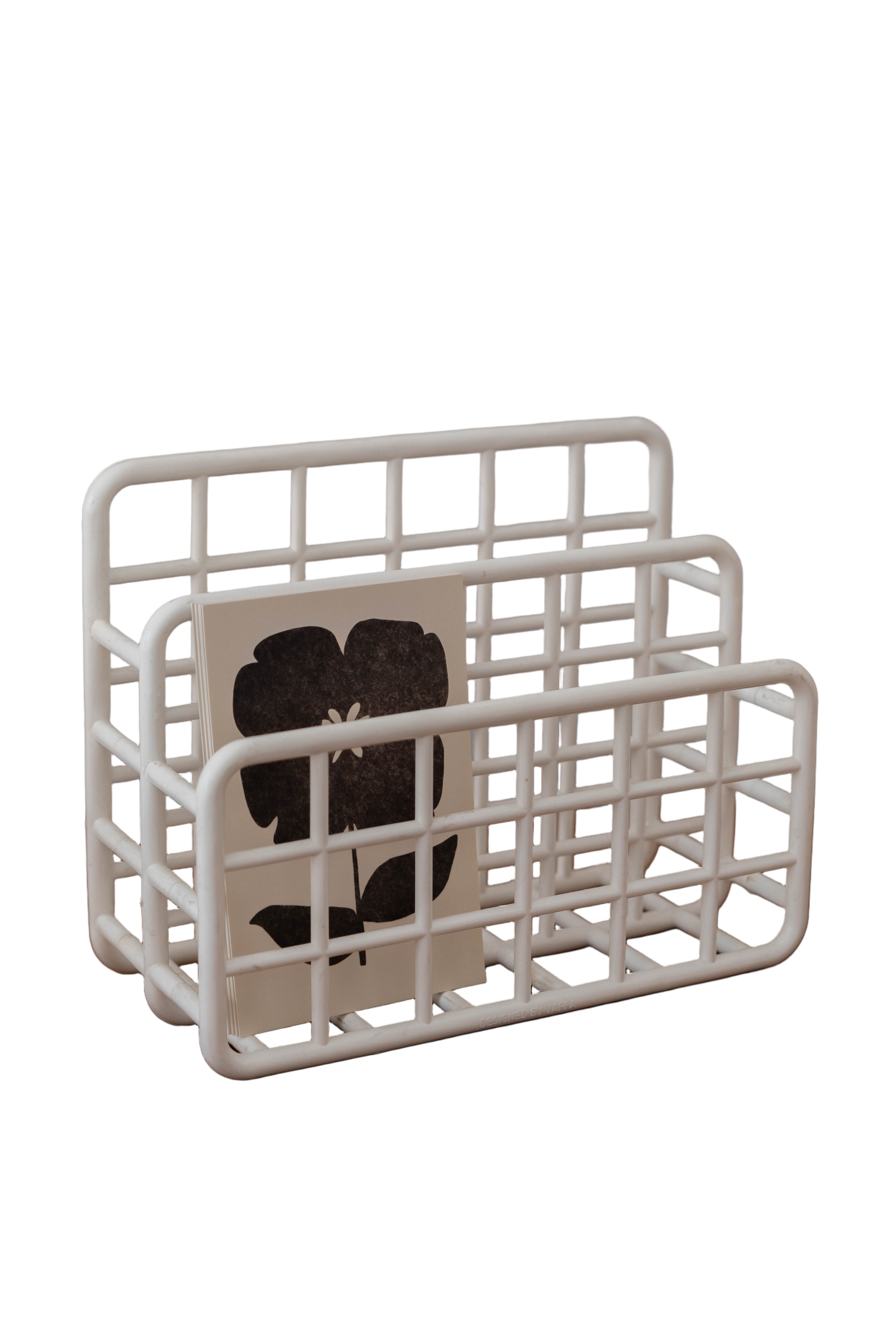 White Yaffa Organizer