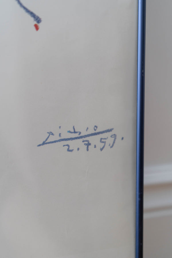 1981 Picasso and Catalunya Framed Exhibition Poster