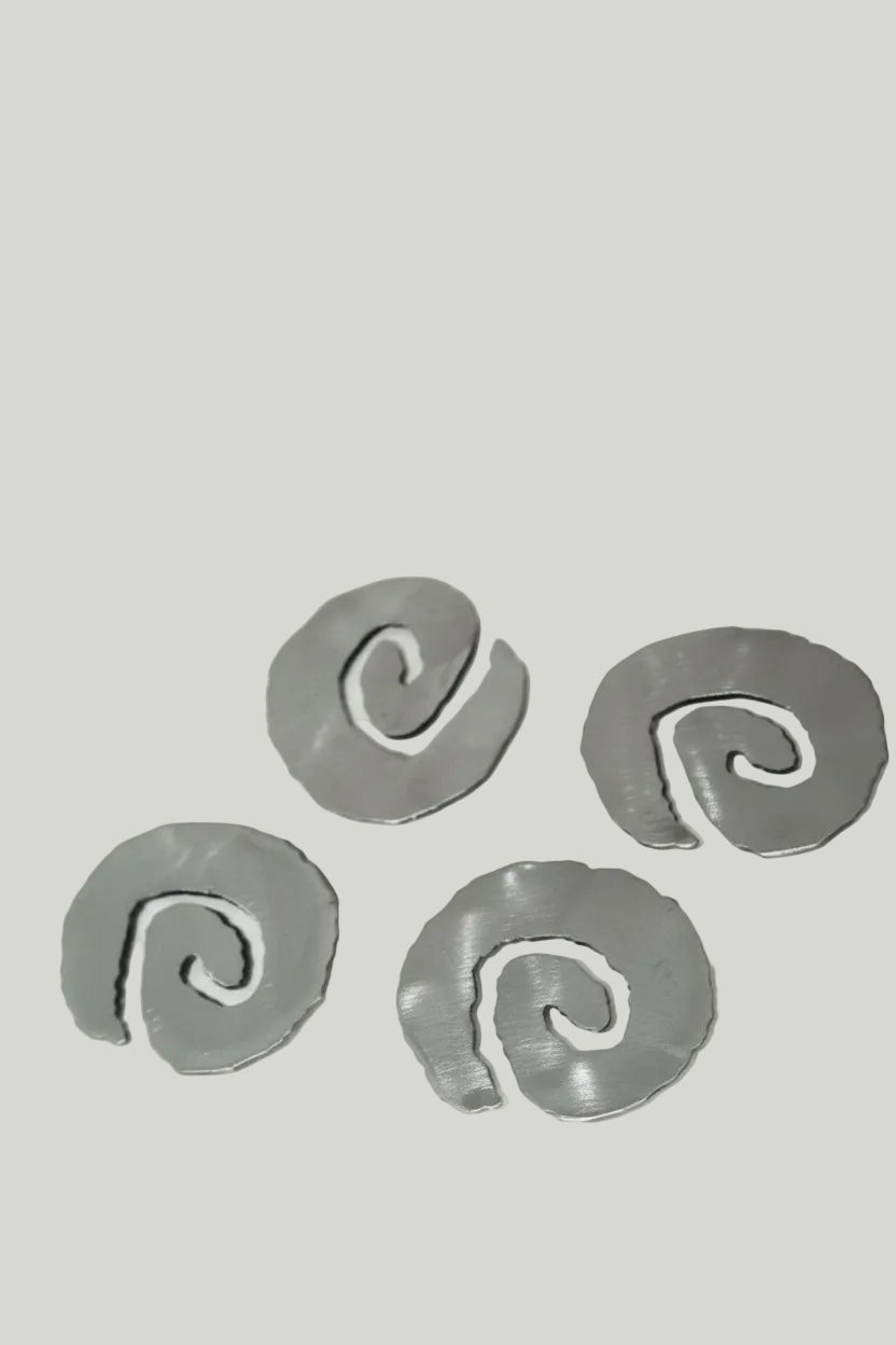 Steel Spiral Coaster Set