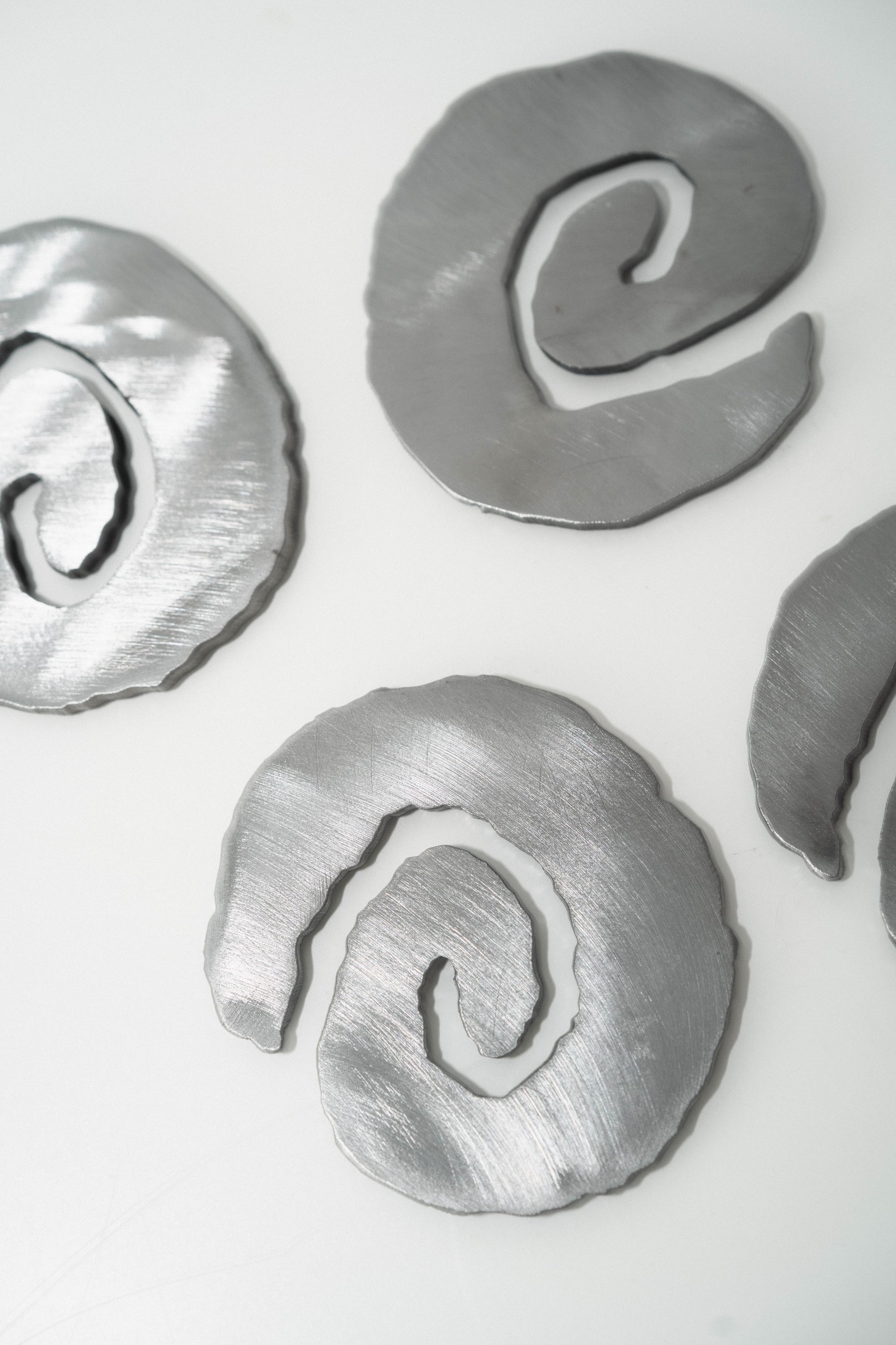 Steel Spiral Coaster Set