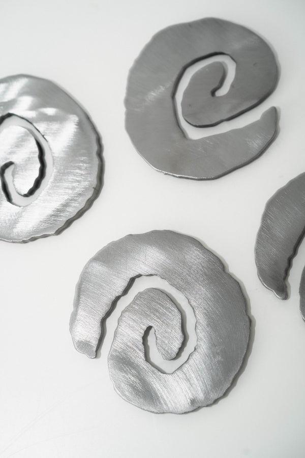 Steel Spiral Coaster Set
