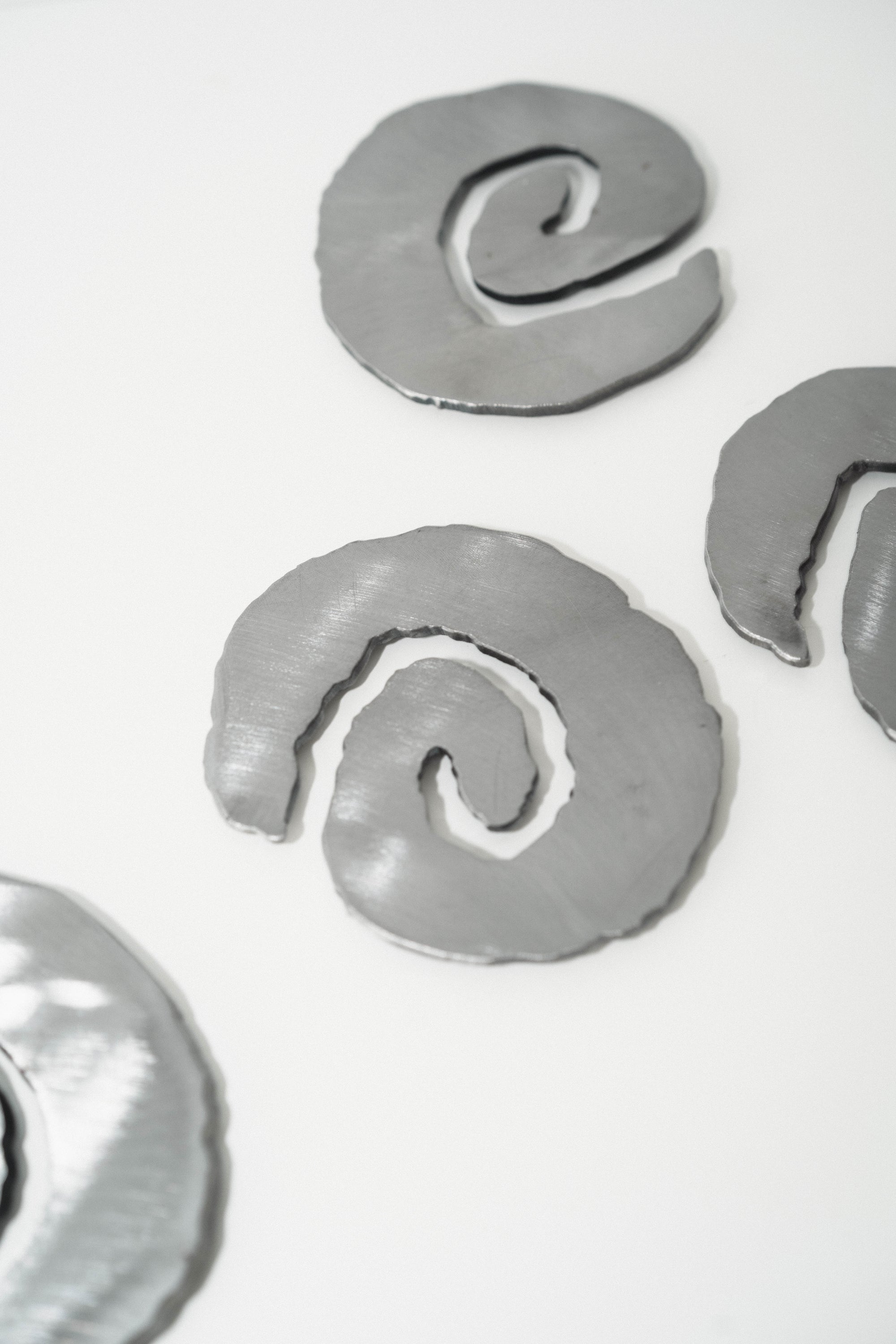 Steel Spiral Coaster Set