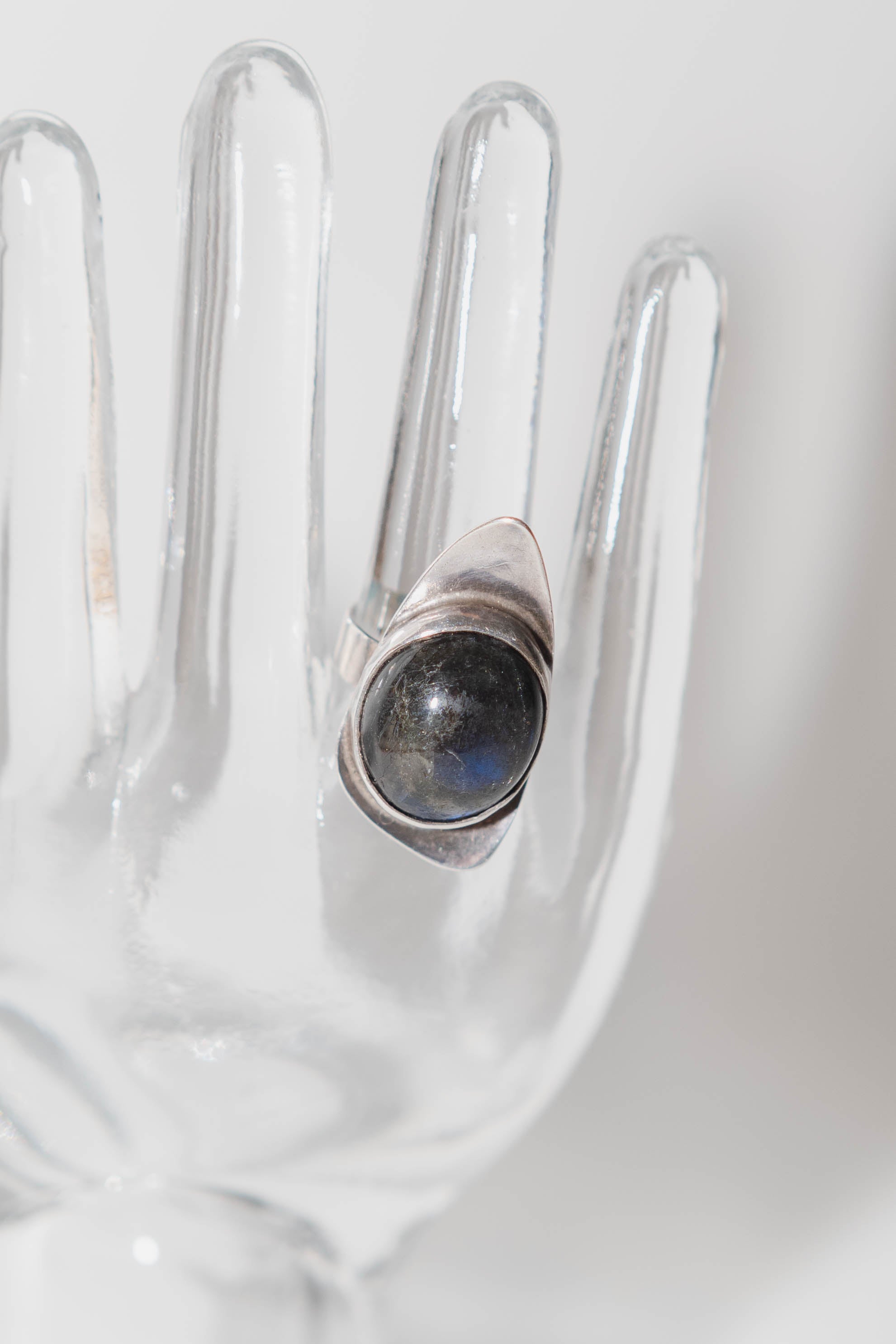 Modernist Labradorite Ring