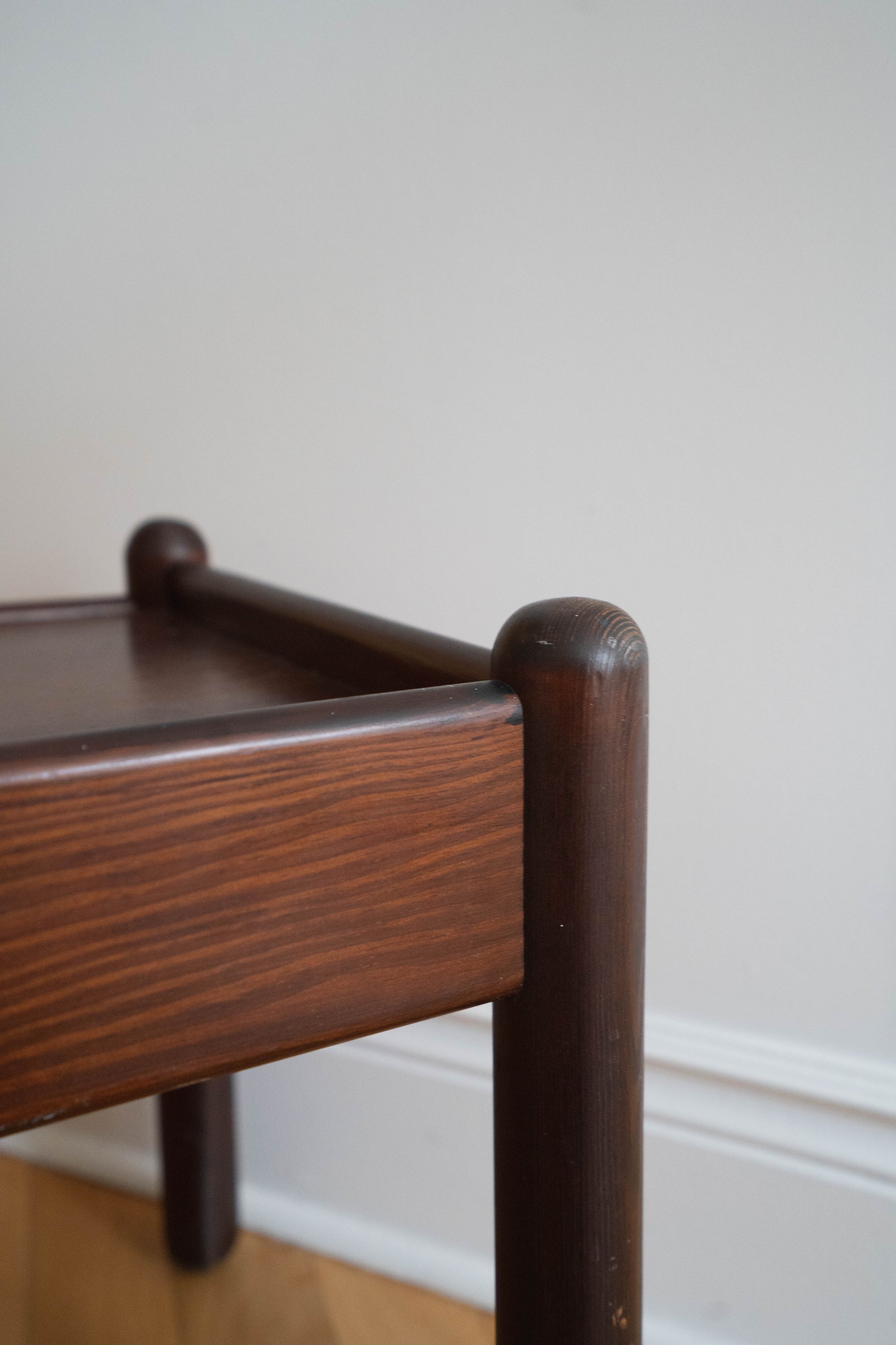 1970s Wood Side Table