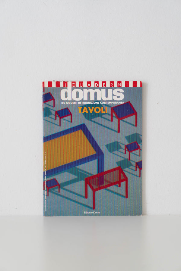 i Quaderni di Domus: Tables, 1984