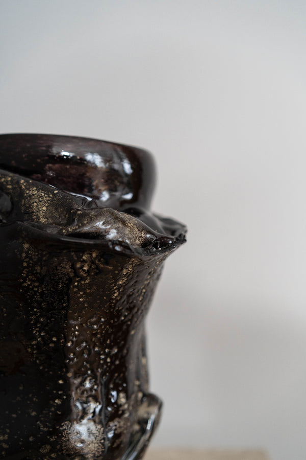 Handblown Sculptural Glass Vessel