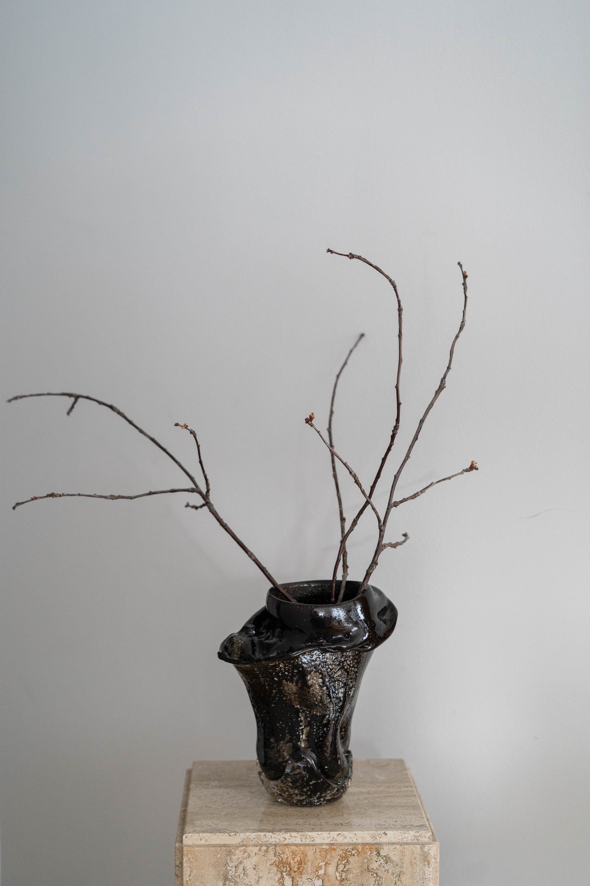 Handblown Sculptural Glass Vessel