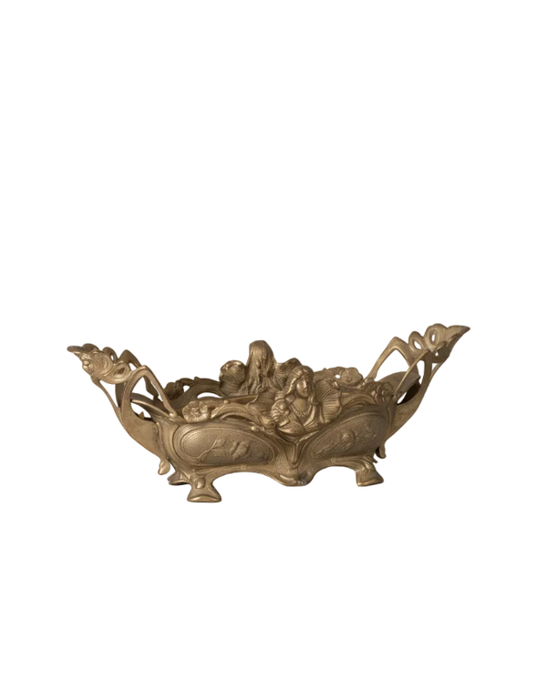 French Art Nouveau Figural Jardinière