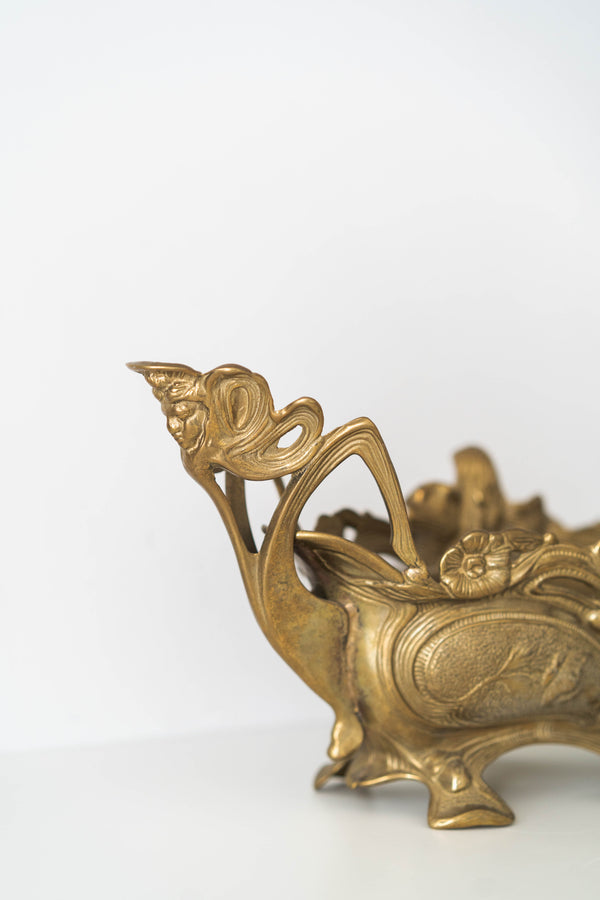 French Art Nouveau Figural Jardinière