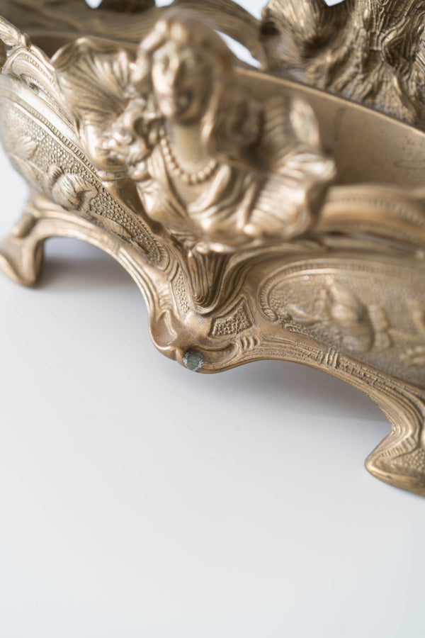 French Art Nouveau Figural Jardinière