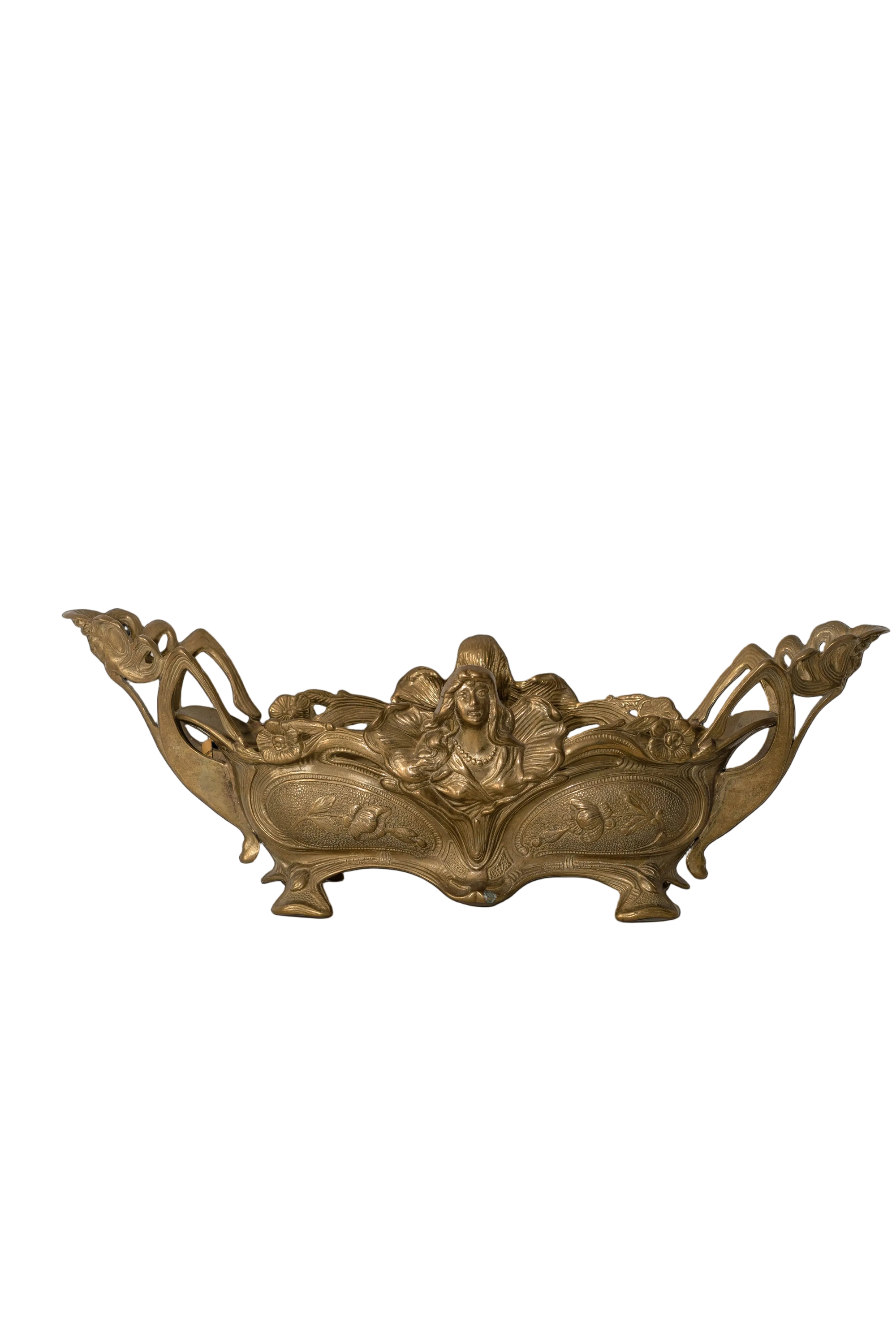 French Art Nouveau Figural Jardinière