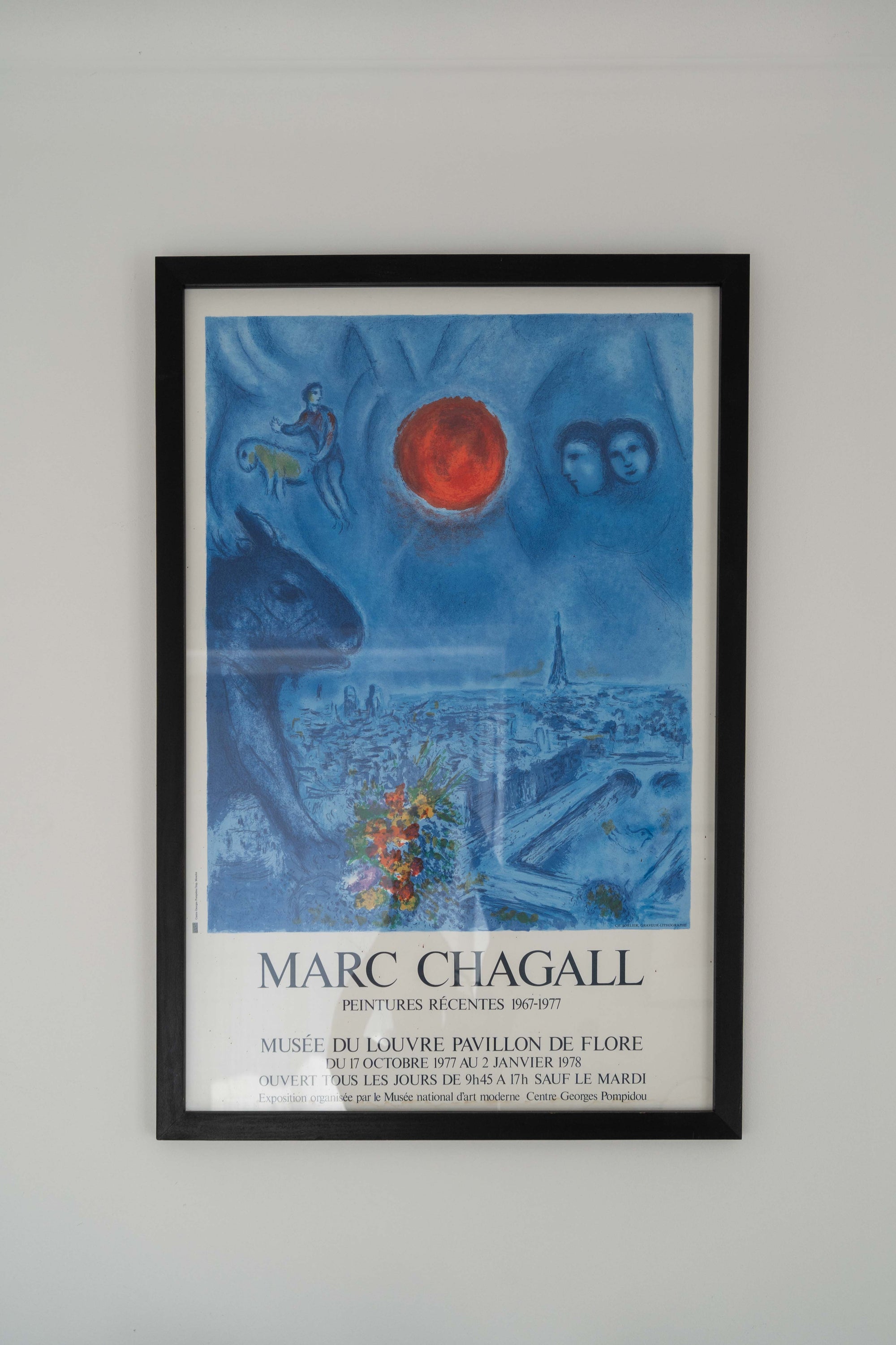 Chagall 1967–1977 Exhibition Poster