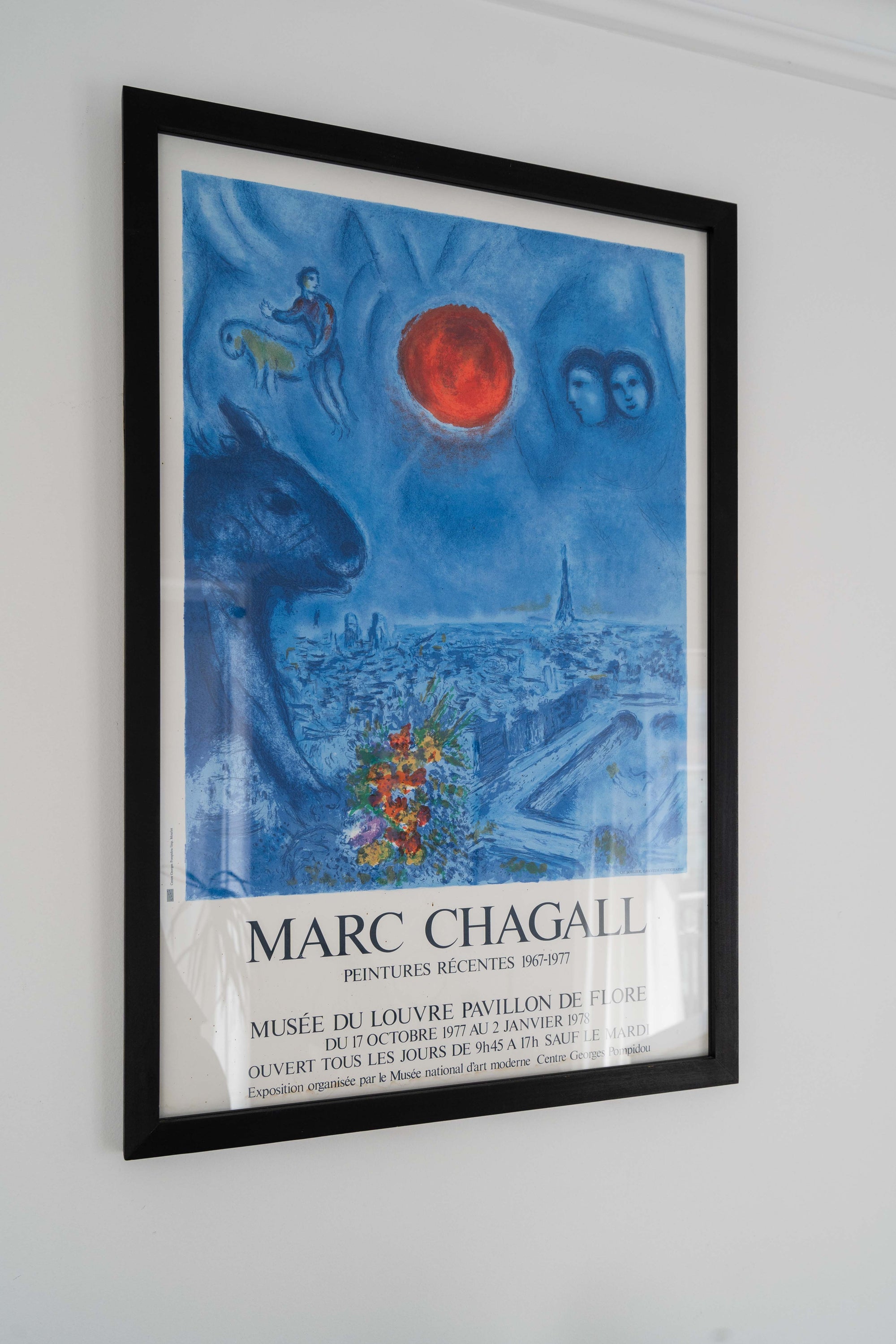 Chagall 1967–1977 Exhibition Poster