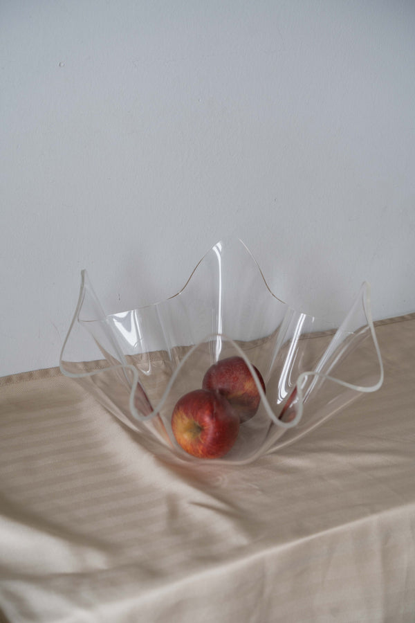 Acrylic Handkerchief Bowl