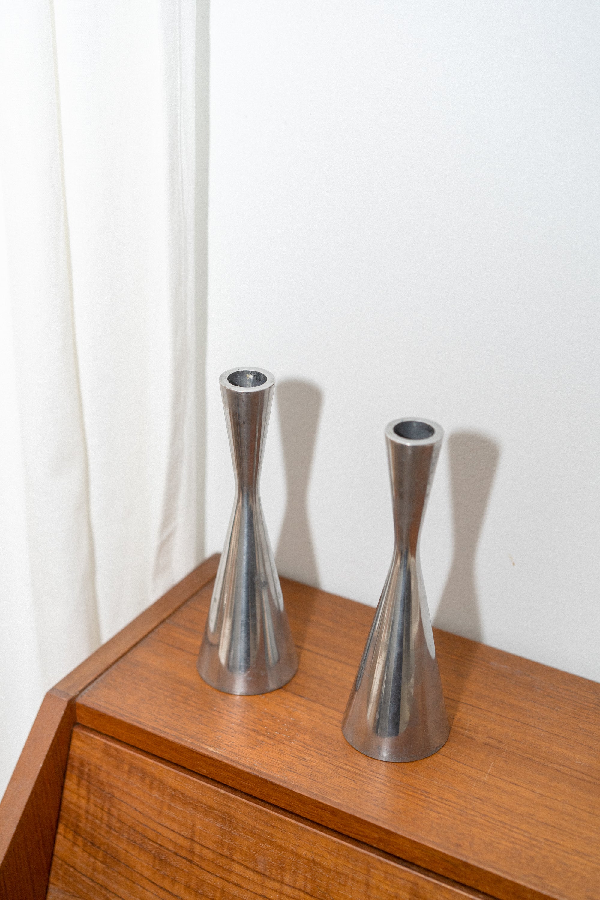 Vintage Ikea Aluminum Candlesticks
