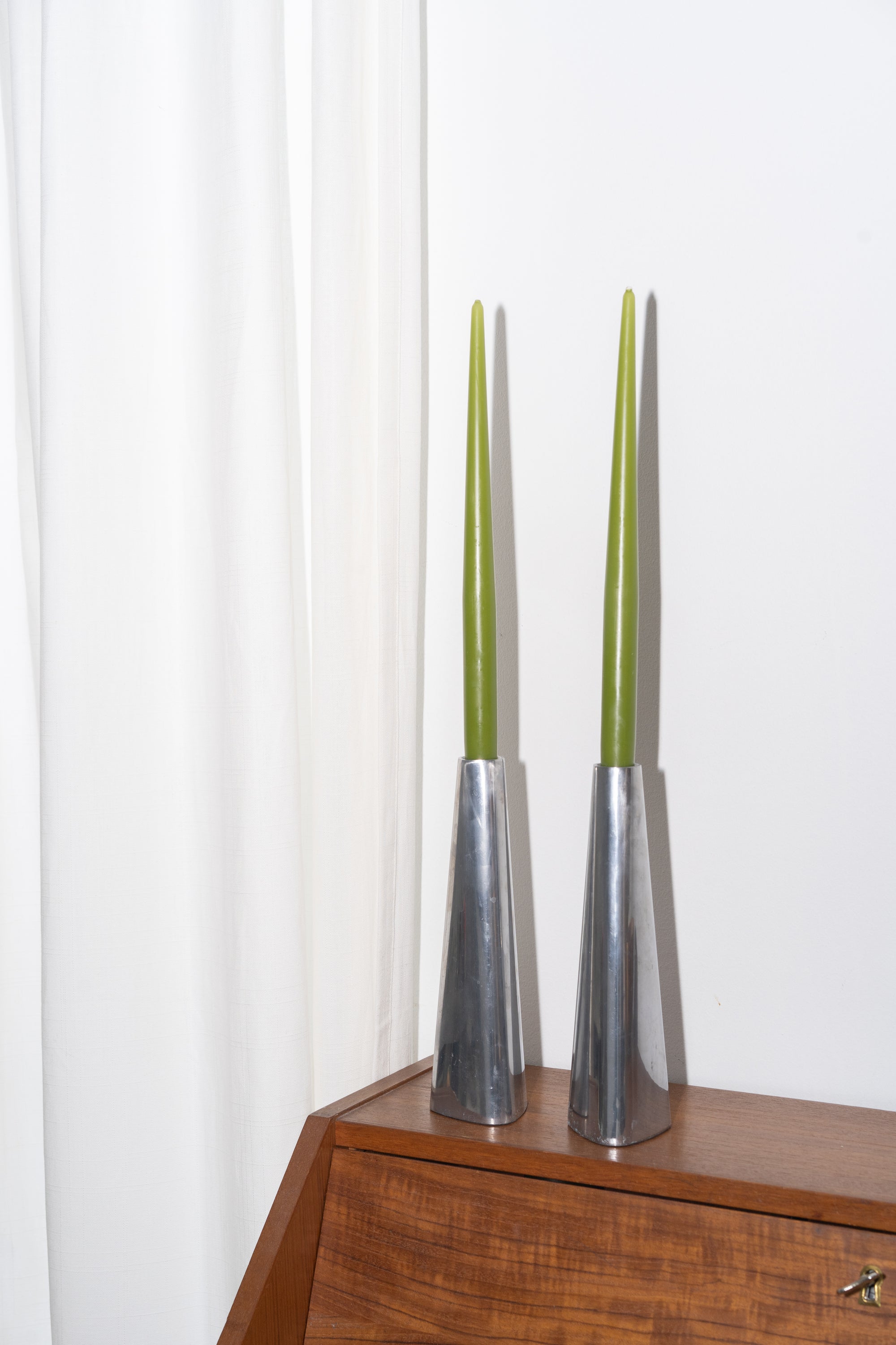 Vintage IKEA Aluminum Candlesticks
