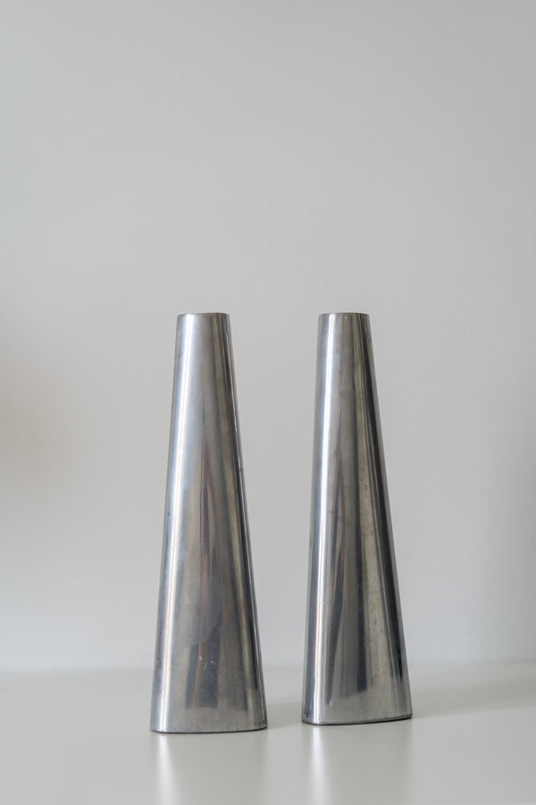 Vintage IKEA Aluminum Candlesticks