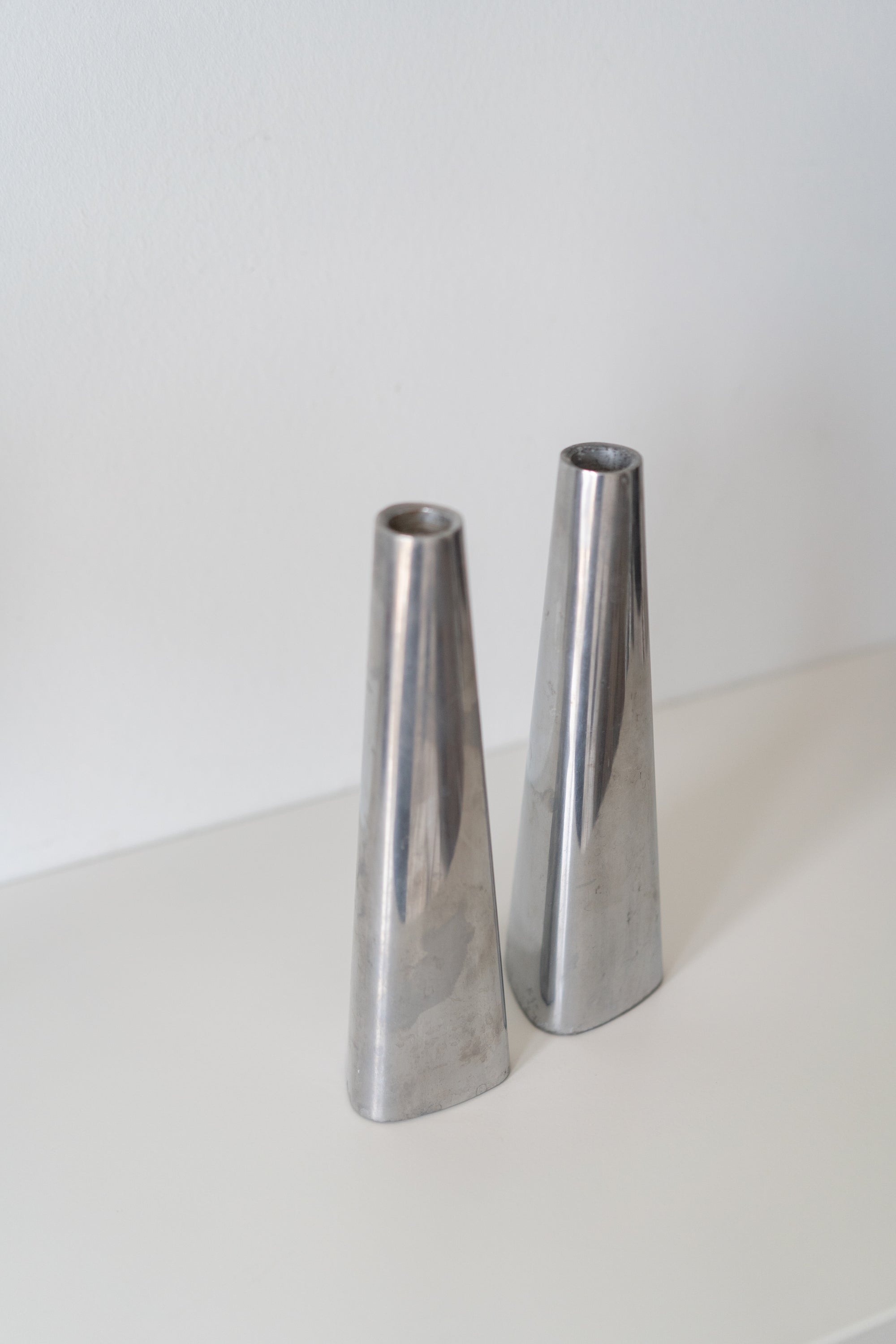 Vintage IKEA Aluminum Candlesticks
