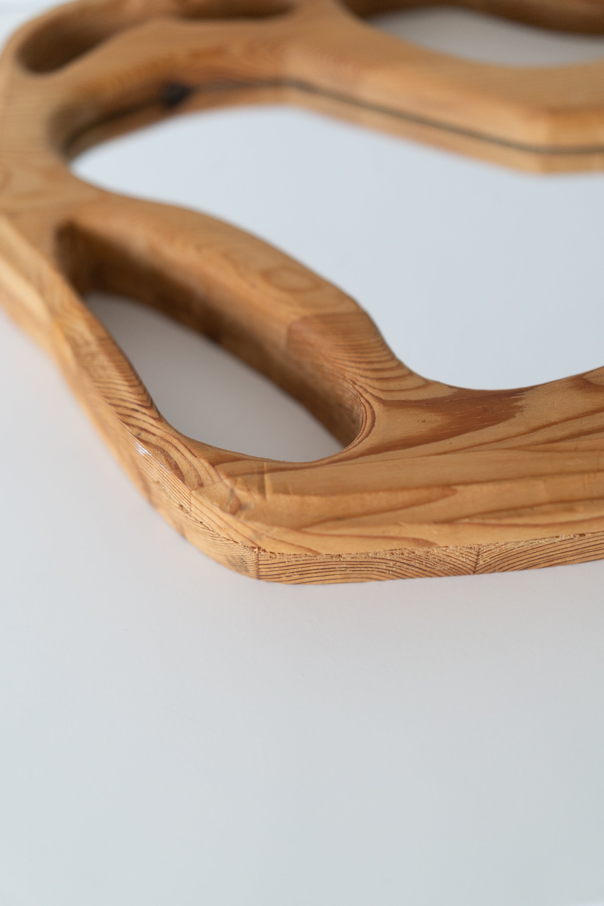 Biomorphic Wood Mirror
