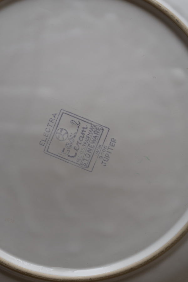 1970s Japanese Stoneware Plate