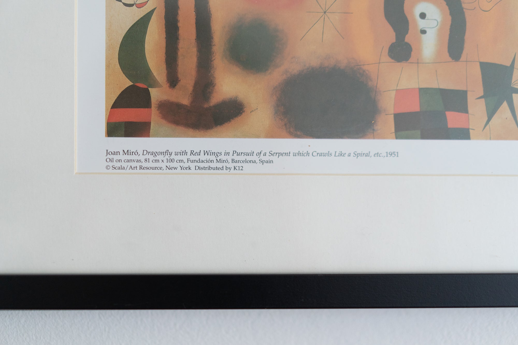 Joan Miró Dragon with Red Wings... (1951)