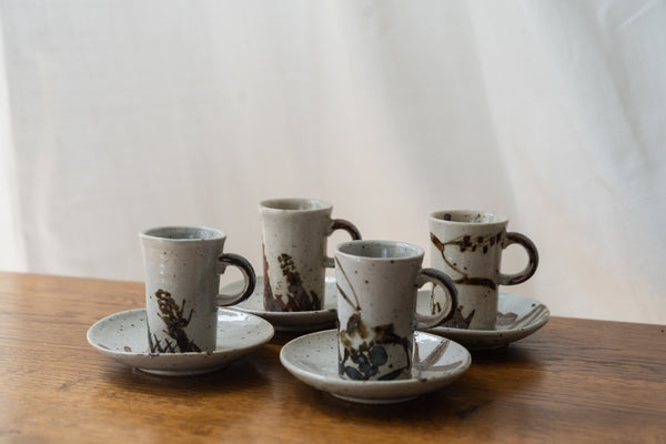 Pottery Espresso Set