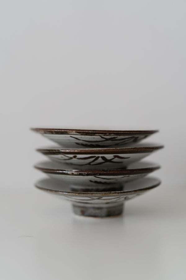 Speckled Pottery Plates