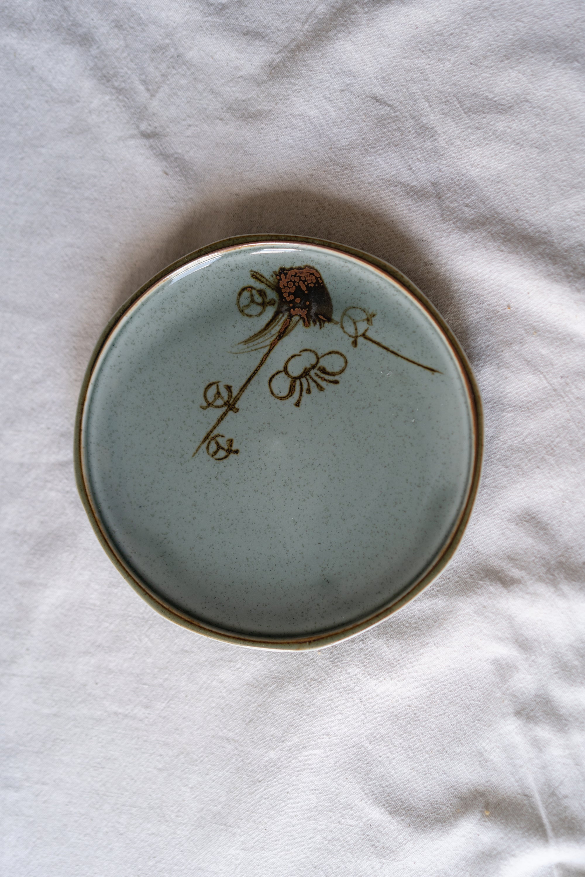 Hand-painted Japanese Ceramic Dinner Plate