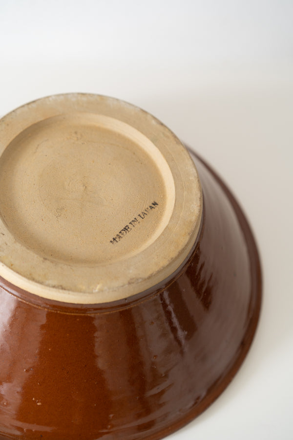 Stoneware Japanese Suribachi Bowl