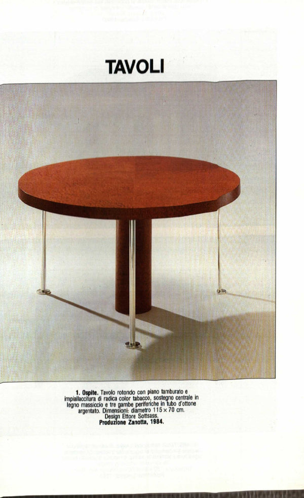i Quaderni di Domus: Tables, 1984