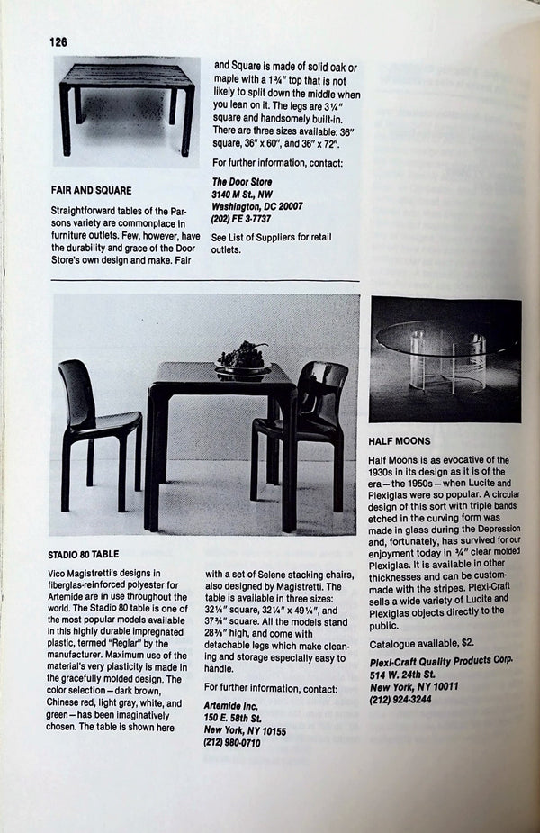 The Catalogue of Contemporary Design 1983
