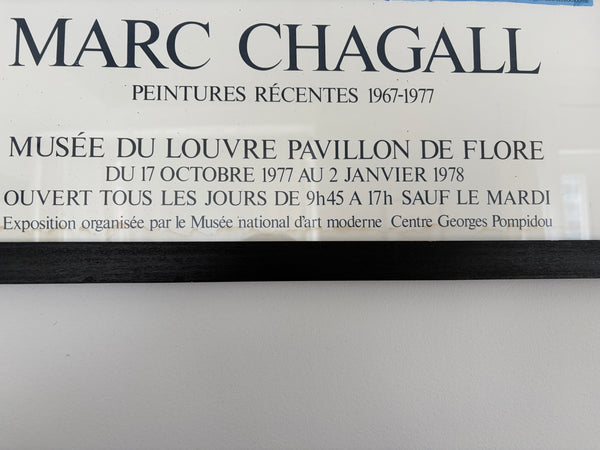 Chagall 1967–1977 Exhibition Poster