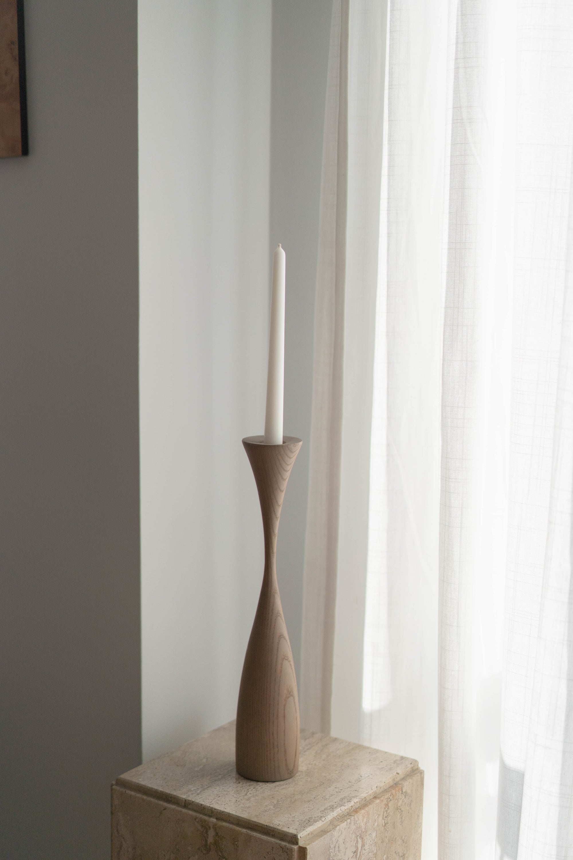 Oak Candle Holder