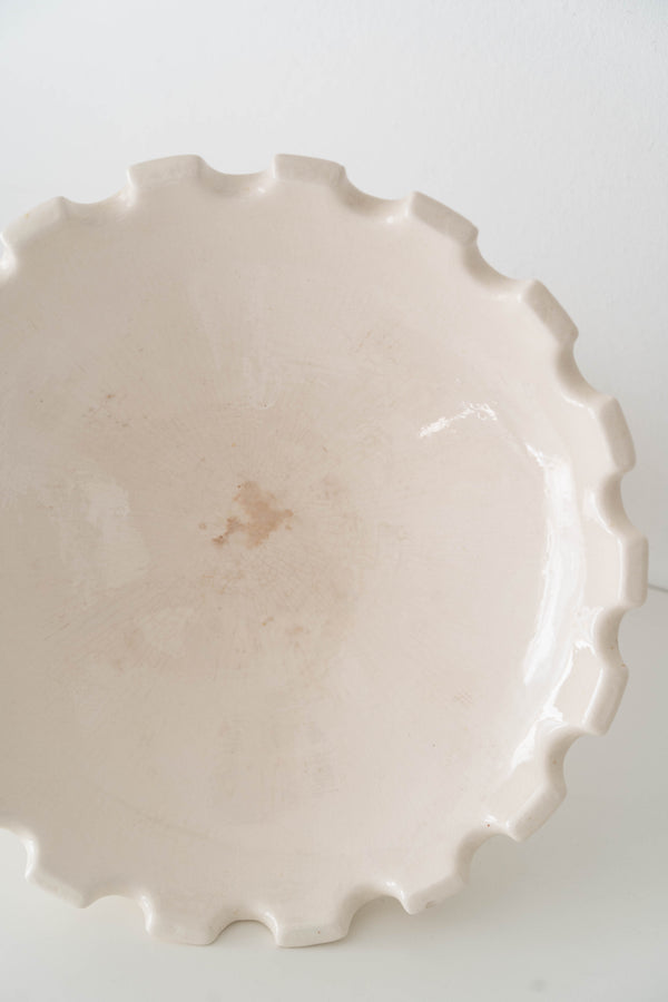 Ceramic Pedestal Fruit Bowl