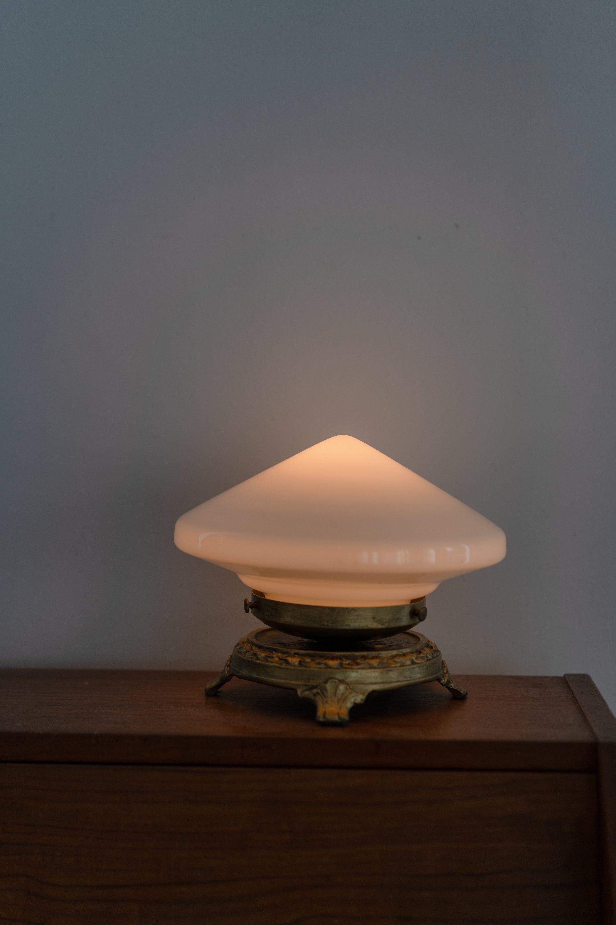Art Deco Mushroom Lamp