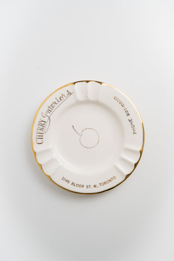 22kt Gold Vintage Ashtray