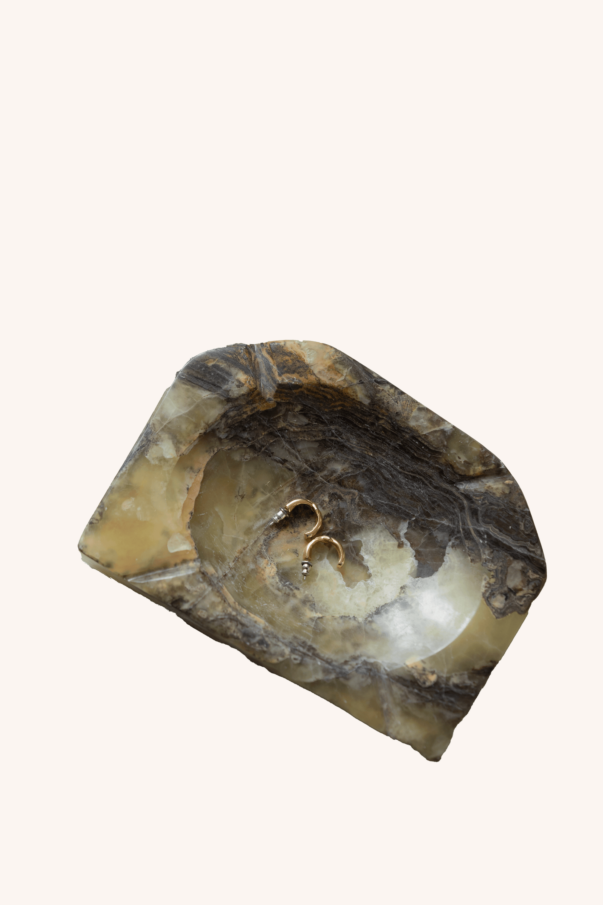 Earth Toned Onyx Ashtray