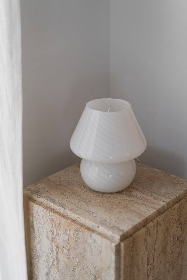 Baby Swirl Murano Mushroom Lamp