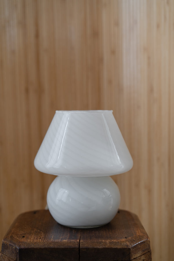 Baby Swirl Murano Mushroom Lamp