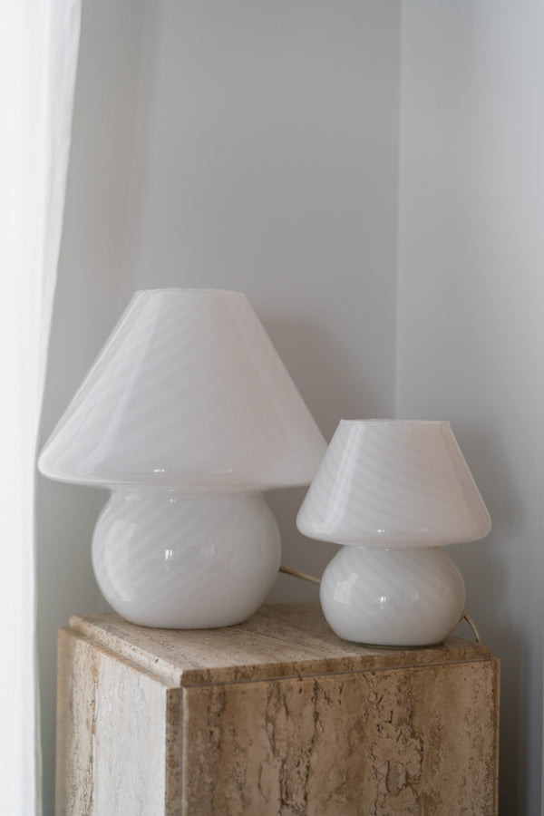 Swirl Murano Mushroom Lamp
