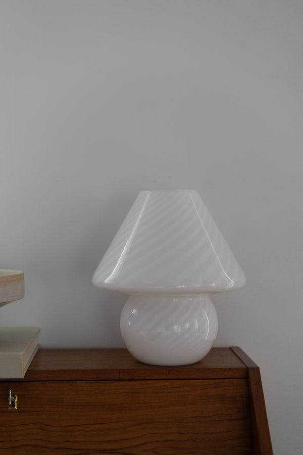 Swirl Murano Mushroom Lamp